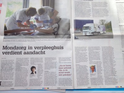 Krantenartikel Stichting Mondzorg